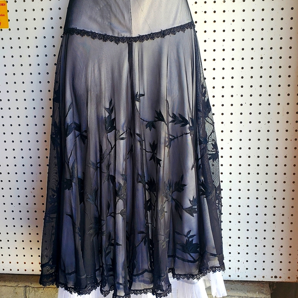 one of a kind long skirt (small custom designer)